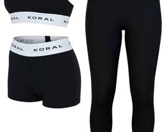 New Koral Sports Bra Shorts Leggings 