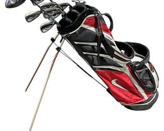 Golf Club Set with Nike Stand Bag 