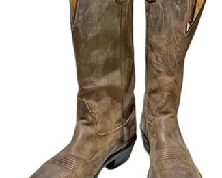 Tony Lama 10.5D Leather Cowboy Boots 