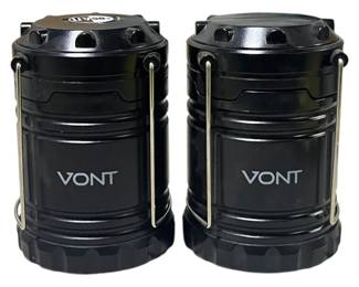 TWO Vont LED camping lanterns 