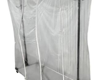 Rolling Z Rack Black wClear Cover 