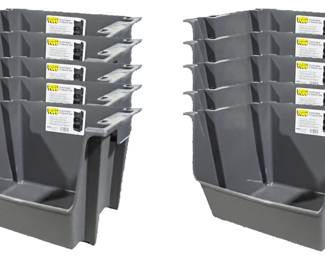 10 Mighty Tuff Stackable Storage Bins 
