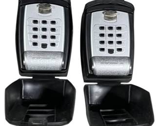 Pair of Master Lock Key Safes 