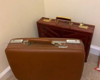 Vintage briefcases.