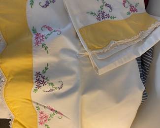 Pillow cases.