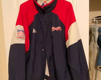 Atlanta Braves vintage jacket.