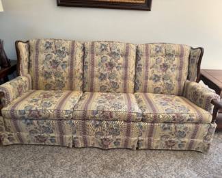 Sofa has matching chair.
Available for presale.