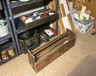 Wooden toolbox - SOLD