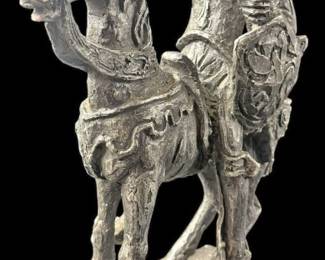 Pewter Sculpture Of Don Quixote 