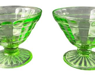 Vintage Sherbet Hocking Depression Glass 