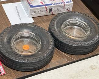VINTAGE FIRESTONE ASH TRAYS