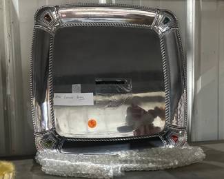 METAL SERVEWARE TRAY BY LENOX