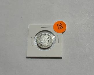 1916D BARBER QUARTER