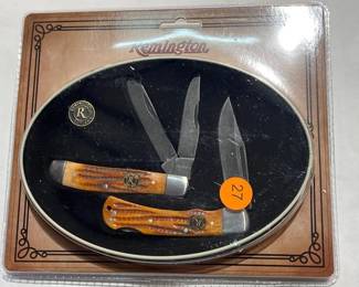 REMINGTON AMERICAN CLASSIC KNIFE TIN COLLECTOR SET