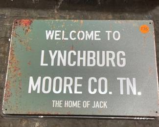 LYNCHBURG METAL SIGN