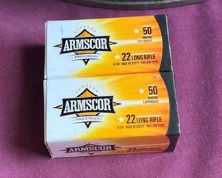 100 ROUNDS OF 22 36GR AMMO