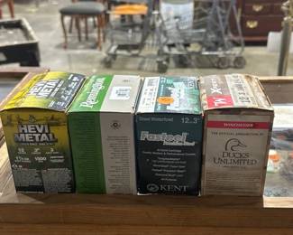4 BOXES OF 12 GA AMMO