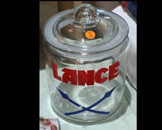 LANCE GLASS JAR WITH LID