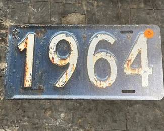 1964 METAL SIGN