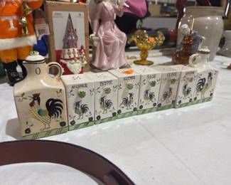 ROOSTER SPICE JAR SET