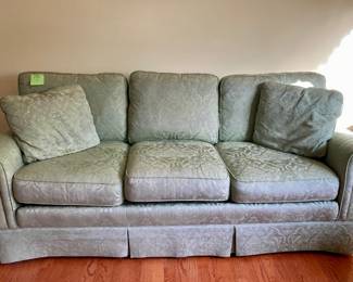 Sage Green 3-Cushion Sofa