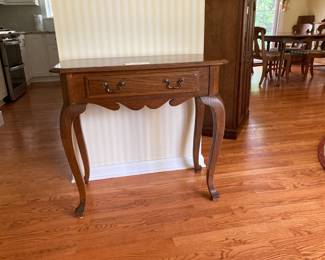 Ethan Allen Canterbury Oak Console Table
