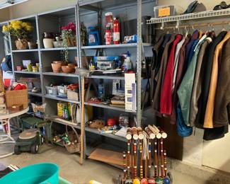 Yard Pots, Croquet Set, Jackets