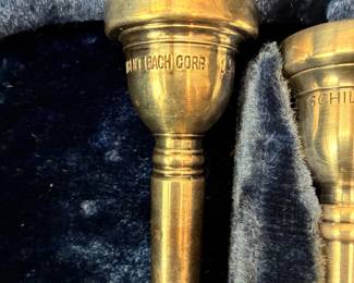 Two vintage trombones from 1960s