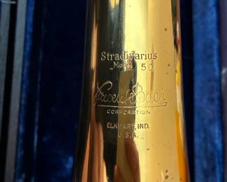 Two vintage trombones from 1960s