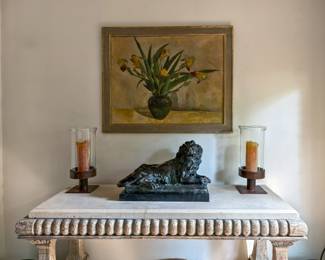 Italian marble table 