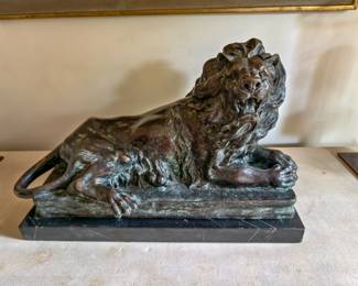 Bronze lion