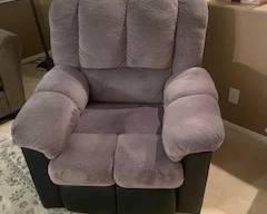 comfortable rocking chair recliner. In very good condition