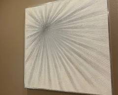 sparkling wall art.