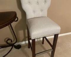 2 matching chairs for bar.