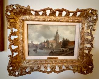 B.J. Van Home in an ornate frame