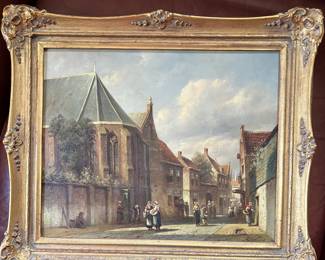 I can't read the signature, oil painting