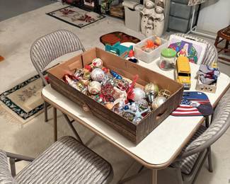 Card table and chairs