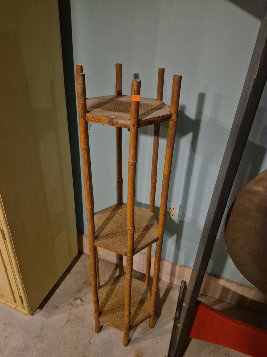 3-tier bamboo shelf  - excellent condition