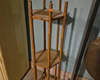 3-tier bamboo shelf - excellent condition
