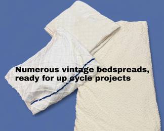 LARGE VINTAGE BEDSPREADS FOR PROJECTS!
