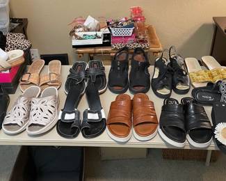 Many excellent NEW or rarely worn shoes   sizes 6, 6.5, 7, 7.5, 8