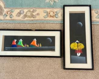 Colorful Native framed art