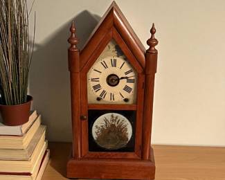 Beautiful antique steeple clock