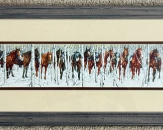 Bev Doolittle framed western art