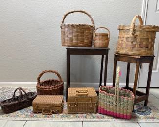 antique and vintage baskets