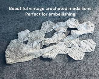 Upcycle these beautiful crocheted pieces! MANY AVAILABLE!