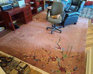 8x10 woven wool rug.