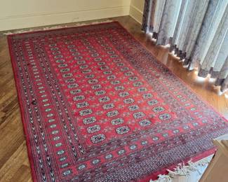 Woven rug.