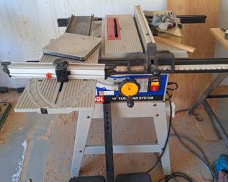 Ryobi table saw.