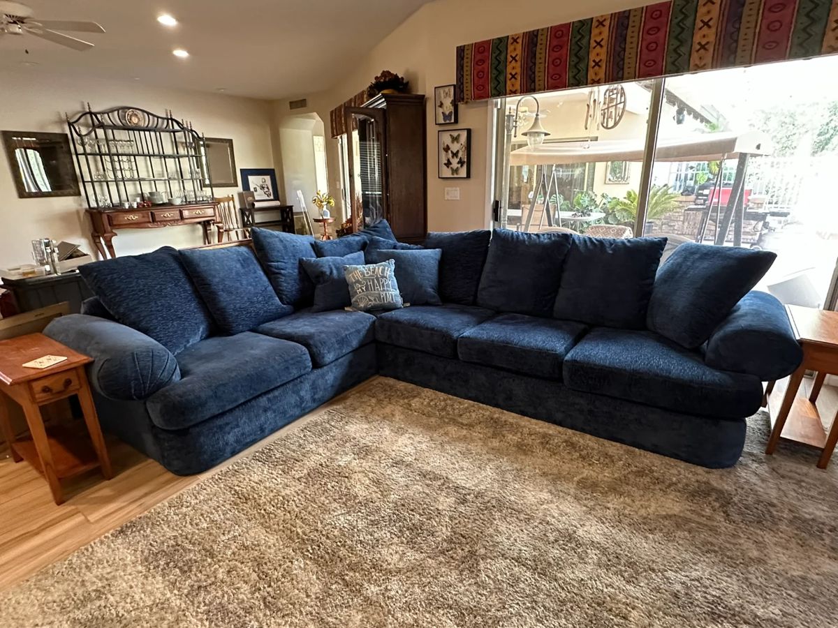 Blue Sectional